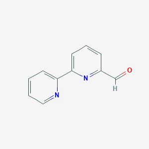 molecular formula C11H8N2O B163096 [2,2'-Bipyridine]-6-carbaldehyde CAS No. 134296-07-4