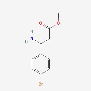 molecular formula C10H12BrNO2 B1630989 甲基3-氨基-3-(4-溴苯基)丙酸酯 CAS No. 453557-71-6