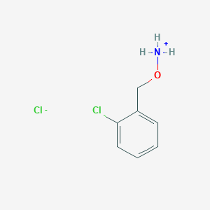 molecular formula C7H9Cl2NO B1630996 1-[(Ammoniooxy)methyl]-2-chlorobenzene chloride 