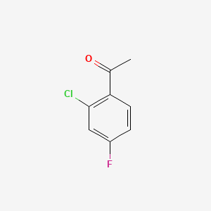 molecular formula C8H6ClFO B1630997 2'-氯-4'-氟乙酰苯酮 CAS No. 700-35-6