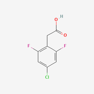 molecular formula C8H5ClF2O2 B1630998 4-Chloro-2,6-difluorophenylacetic acid CAS No. 537033-55-9