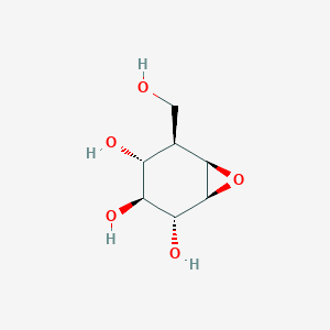 molecular formula C7H12O5 B163102 Cyclophellitol CAS No. 126661-83-4
