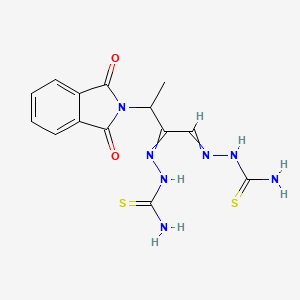 molecular formula C14H15N7O2S2 B1631025 Ftibamzone CAS No. 210165-00-7