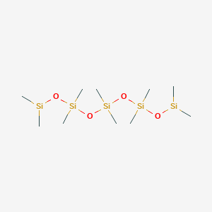 molecular formula C10H30O4Si5 B1631041 Pentasiloxane, 1,1,3,3,5,5,7,7,9,9-decamethyl- CAS No. 995-83-5