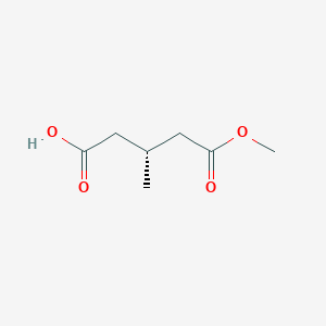 molecular formula C7H12O4 B1631073 (R)-1-甲基氢-3-甲基戊二酸 CAS No. 63473-60-9