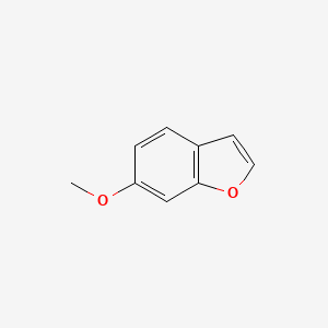 molecular formula C9H8O2 B1631075 6-甲氧基苯并呋喃 CAS No. 50551-63-8