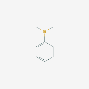 molecular formula C8H11Si B1631080 二甲基苯基硅烷 CAS No. 766-77-8