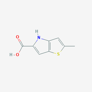 molecular formula C8H7NO2S B1631094 2-甲基-4H-噻吩[3,2-b]吡咯-5-羧酸 CAS No. 332099-14-6