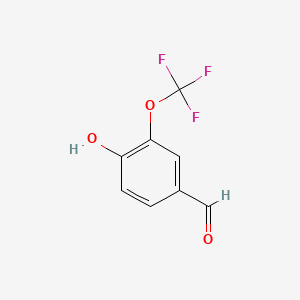molecular formula C8H5F3O3 B1631108 4-Hydroxy-3-(trifluoromethoxy)benzaldehyde CAS No. 53104-95-3