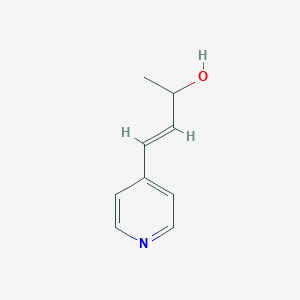 molecular formula C9H11NO B163112 (E)-4-pyridin-4-ylbut-3-en-2-ol CAS No. 133080-46-3