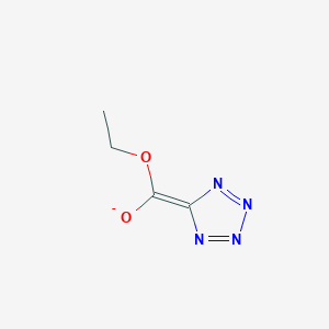 molecular formula C4H5N4O2- B1631122 1H-Tetrazole-5-carboxylic acid ethyl ester sodium salt 