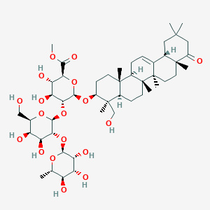 molecular formula C49H78O18 B1631135 Soyasaponin Be methyl Ester 