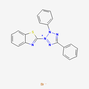 molecular formula C20H14BrN5S B1631143 2-(2-苯并噻唑基)-3,5-二苯基四唑溴化物 CAS No. 55699-64-4