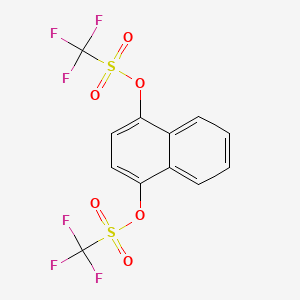 molecular formula C12H6F6O6S2 B1631167 1,4-萘二(三氟甲磺酸酯) CAS No. 152873-78-4