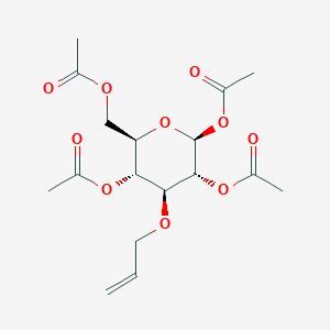 molecular formula C17H24O10 B1631176 1,2,4,6-四-O-乙酰基-3-O-烯丙基-β-D-吡喃葡萄糖 CAS No. 39698-00-5