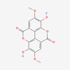 molecular formula C16H10O8 B1631187 4,4'-二-O-甲基鞣花酸 CAS No. 3374-77-4