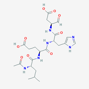 molecular formula C23H34N6O9 B1631200 Ac-LEHD-CHO 