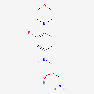 molecular formula C13H20FN3O2 B1631207 Desacetyl-N,O-descarbonyl Linezolid 