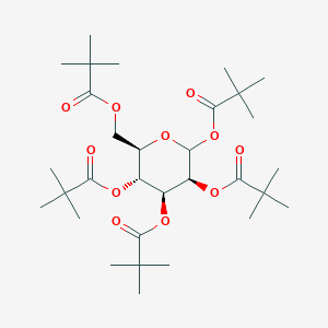 molecular formula C31H52O11 B1631215 1,2,3,4,6-Penta-O-pivaloyl-D-mannopyranose CAS No. 220017-47-0