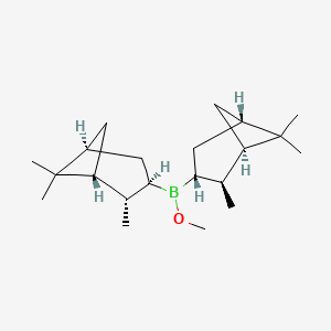 molecular formula C21H37BO B1631216 (-)-B-Methoxydiisopinocampheylborane 