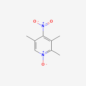 molecular formula C8H10N2O3 B1631223 4-硝基-2,3,5-三甲基吡啶-N-氧化物 CAS No. 86604-79-7
