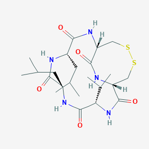 molecular formula C23H39N5O5S2 B163123 Malformin B1b CAS No. 59926-78-2