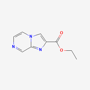B1631230 Ethyl imidazo[1,2-a]pyrazine-2-carboxylate CAS No. 77112-52-8
