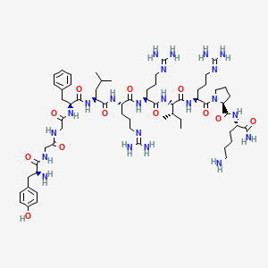 molecular formula C63H104N22O12 B1631245 Dynorphin A (1-11) 酰胺 CAS No. 79985-48-1
