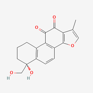 molecular formula C18H16O5 B1631251 (6S)-6,7,8,9-Tetrahydro-6-hydroxy-6-hydroxymethyl-1-methylphenanthro[1,2-b]furan-10,11-dione 