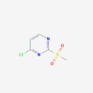 molecular formula C5H5ClN2O2S B1631253 4-Chloro-2-(methylsulfonyl)pyrimidine CAS No. 97229-11-3