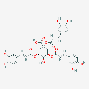 molecular formula C34H30O15 B1631267 1,3,5-Tricaffeoylquinic acid 