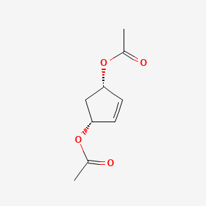 molecular formula C9H12O4 B1631268 顺式-3,5-二乙酰氧基-1-环戊烯 CAS No. 54664-61-8