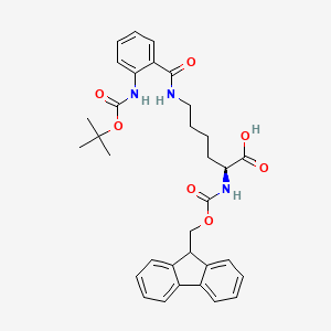 molecular formula C33H37N3O7 B1631269 Fmoc-Lys(Retro-Abz-Boc)-OH CAS No. 159322-59-5