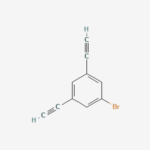 molecular formula C10H5B B1631274 1-Bromo-3,5-diethynylbenzene CAS No. 144001-08-1