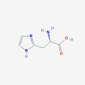molecular formula C6H9N3O2 B1631303 3-Imidazolyl-L-alanine 