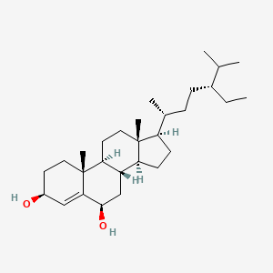 molecular formula C29H50O2 B1631313 Stigmast-4-ene-3,6-diol 