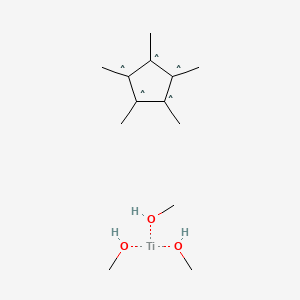 molecular formula C13H27O3Ti B1631322 Trimethoxy(pentamethylcyclopentadienyl) titanium(IV) 