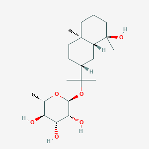 molecular formula C21H38O6 B1631413 隐生菌醇 11-鼠李糖苷 CAS No. 349112-30-7