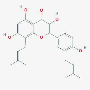 molecular formula C25H26O6 B1631450 布鲁索黄酮 F CAS No. 162558-94-3