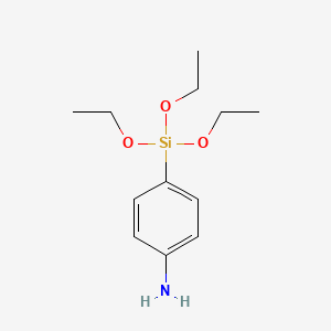 molecular formula C12H21NO3Si B1631453 4-三乙氧基硅基苯胺 CAS No. 7003-80-7