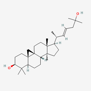 molecular formula C30H50O2 B1631456 环阿魏酸-22-烯-3,25-二醇 CAS No. 97456-49-0