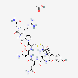 B1631468 Argipressin acetate CAS No. 83968-48-3