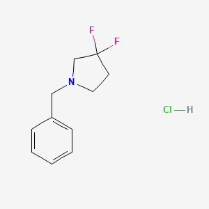 molecular formula C11H14ClF2N B1631504 1-Benzyl-3,3-difluoropyrrolidine hydrochloride CAS No. 862416-37-3