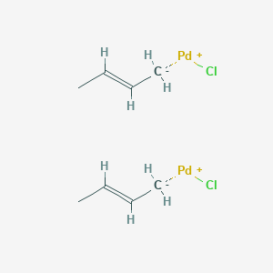 molecular formula C8H14Cl2Pd2 B1631506 Crotylpalladium chloride dimer 