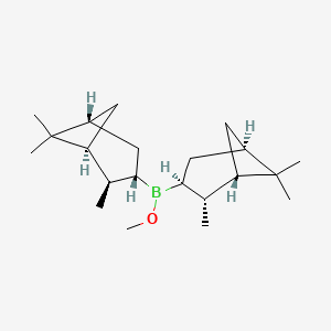 molecular formula C21H37BO B1631528 (+)-B-Methoxydiisopinocampheylborane 