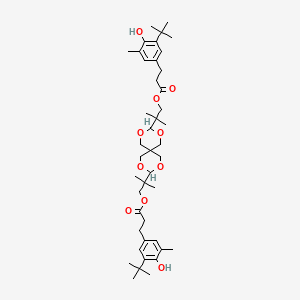 molecular formula C43H64O10 B1631532 Sumilizer AG 80 CAS No. 90498-90-1