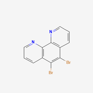 molecular formula C12H6Br2N2 B1631560 5,6-二溴-1,10-邻菲啰啉 CAS No. 56290-06-3