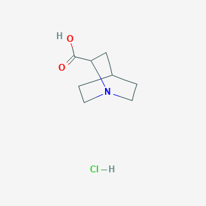 molecular formula C8H14ClNO2 B1631607 1-氮杂双环[2.2.2]辛烷-2-羧酸盐酸盐 CAS No. 52601-23-7