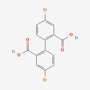 molecular formula C14H8Br2O4 B1631614 4,4'-Dibromodiphenic acid 