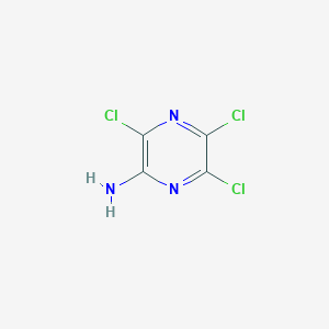 molecular formula C4H2Cl3N3 B1631622 3,5,6-三氯吡嗪-2-胺 CAS No. 13484-51-0